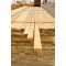 Aspen board for sauna, planed 20×45×3 m