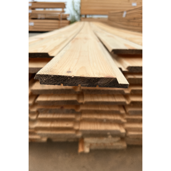 Cladding board (tongue and groove) 18x145 6 m (15 mm edge)