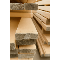 Alder board for sauna, planed 45×95 3,1 m