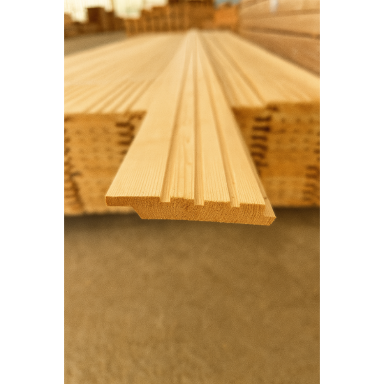 Cladding board (tongue and groove) 18x120 4,5 m