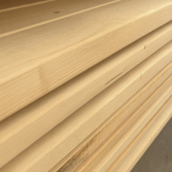 Aspen board for sauna, planed 40x95 2,4 m