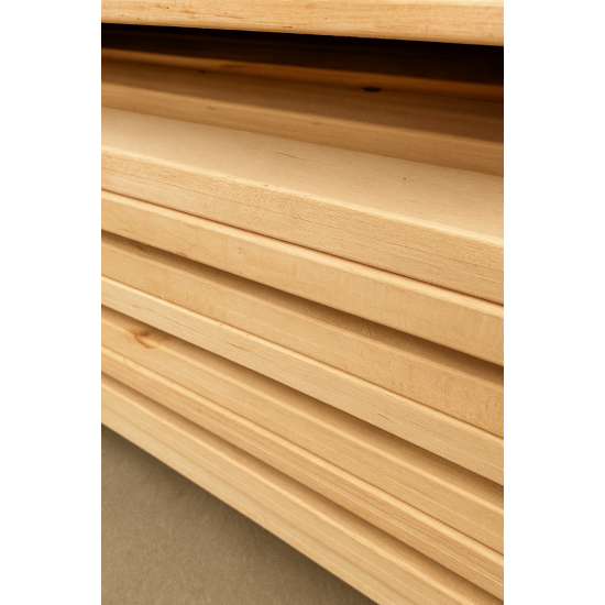 Alder board for sauna, planed 45×95 3,1 m