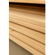 Alder board for sauna, planed 45×95 3,1 m