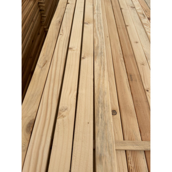 Aspen board for sauna, planed 20×45×3 m