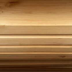 Alder board for sauna, planed 45×145 3,1 m