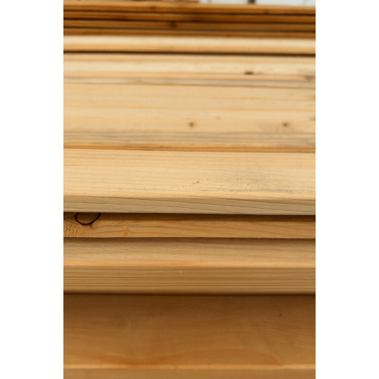 Aspen board for sauna, planed 20×45×3 m