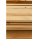 Aspen board for sauna, planed 20×45×3 m