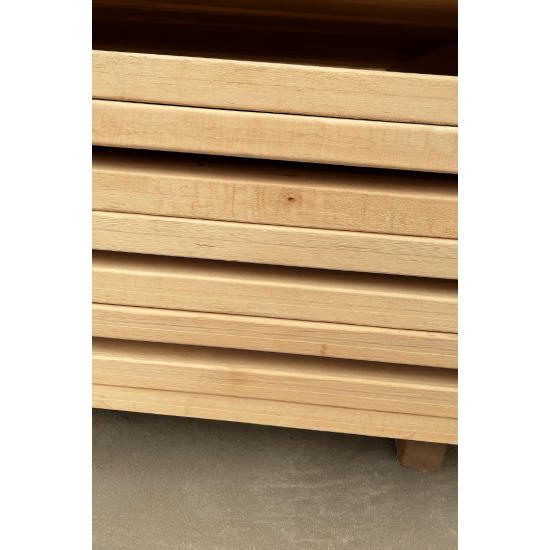 Alder board for sauna, planed 45×95 3,1 m
