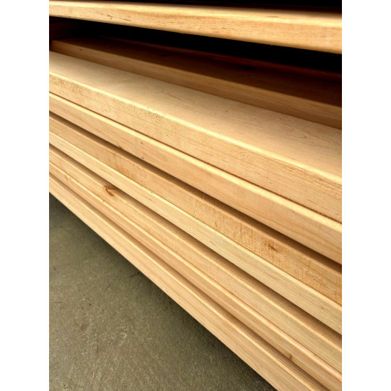 Alder board for sauna, planed 45×95 3,1 m