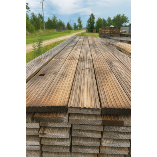 Decking board 30x145 4.8 m, Grade 2 (BC)