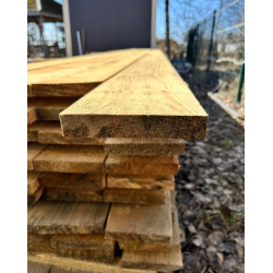 Rough-sawn 1-inch board 25×150 6 m
