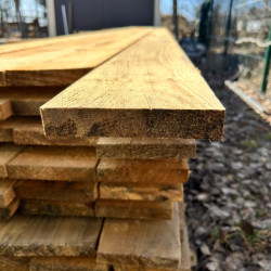 Rough-sawn 1-inch board 25×150 6 m