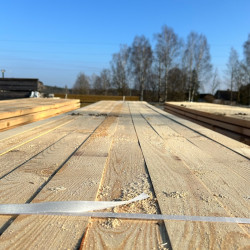Rough-sawn 1-inch board 25×100×6 m