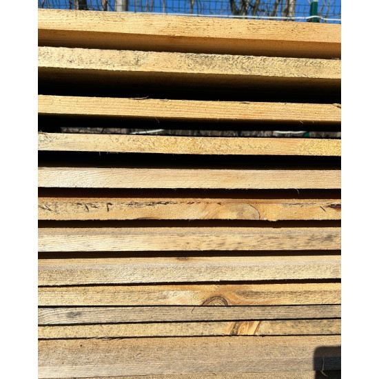 Rough-sawn 1-inch board 25×150 6 m
