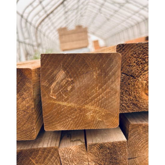 Impregnated Planed and Calibrated C24 Structural Timber 95×95 2.7 m