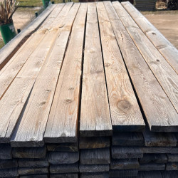 Rough-sawn 1-inch board 25×100×2,5 m
