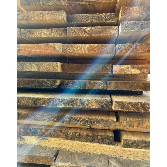 Rough-sawn 1-inch board 25×150 6 m