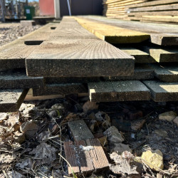 Impregnated inch board 25x150 6 m