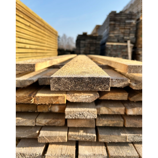Rough-sawn 1-inch board 25×100×3 m