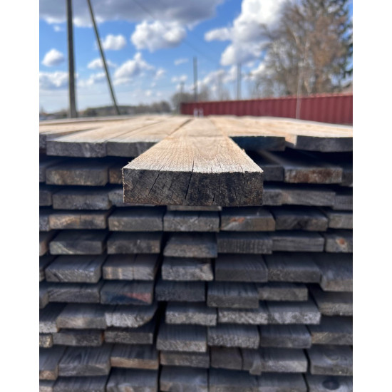 Rough-sawn 1-inch board 25×100×2,5 m