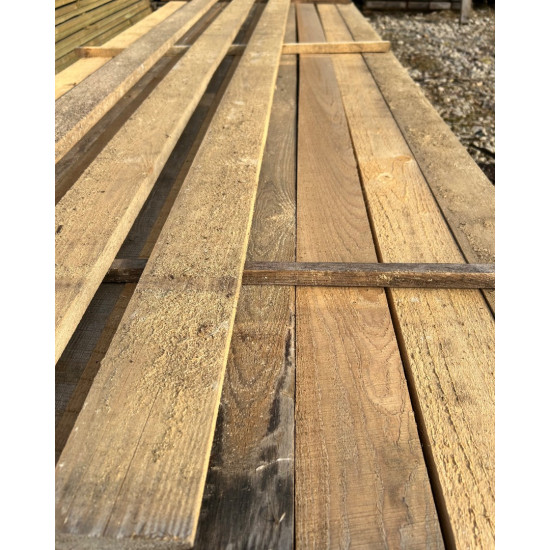 Rough-sawn 1-inch board 25×100×3 m