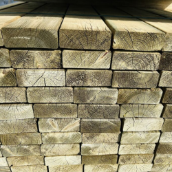 Planed pressure-treated C24 timber 45х120х3,9 m